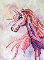 Königin der Rosa Einhörner