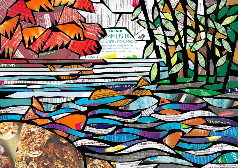 Koi Pond van Ruud van Koningsbrugge