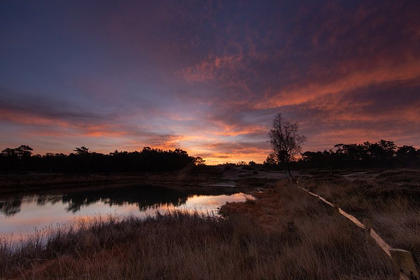 Lever de soleil Heidestein Driebergen Zeist par Peter Haastrecht, van