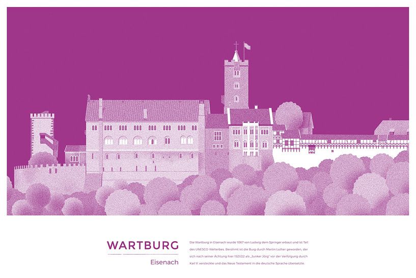 Château de Wartburg Eisenach par Michael Kunter