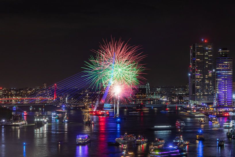 Le feu d'artifice des World Port Days à Rotterdam par MS Fotografie | Marc van der Stelt