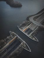 Aqueduc vu d'en haut (N302 près de Harderwijk)