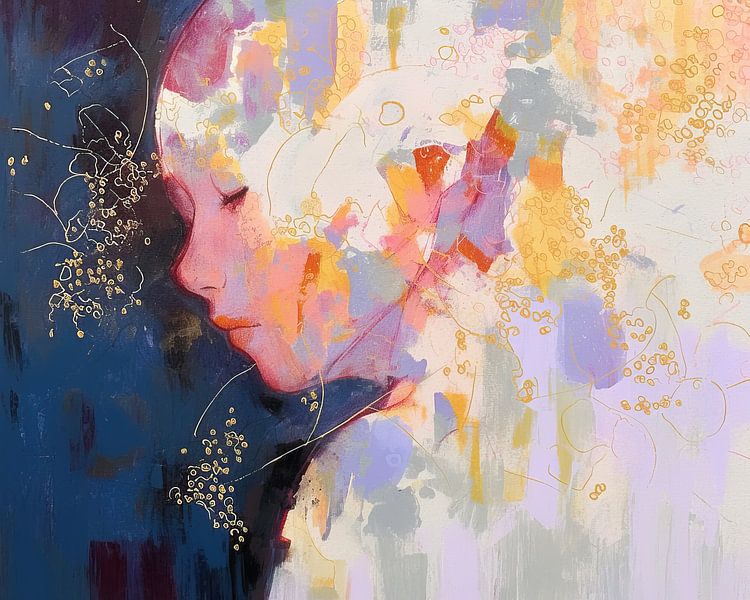 Portrait moderne par Peinture Abstraite