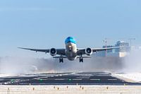 KLM Boeing 777 beim Abflug vom Amsterdamer Flughafen Schiphol
