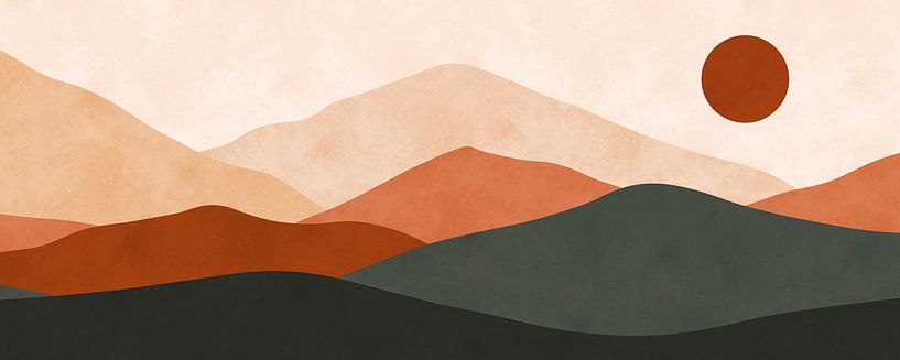 Aquarellierte Landschaft 6 von Vitor Costa