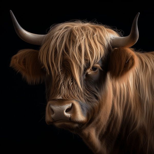 Majestätische Stille: Die Landschaft der schottischen Highlander von AIstatic