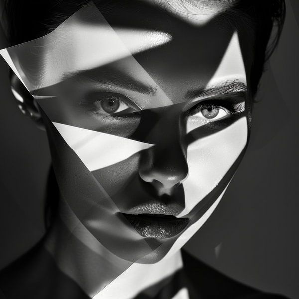 Femme - Jeu de lumières par Poster Art Shop