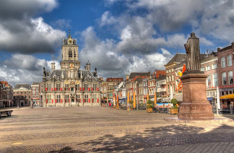 Markt van Delft von Jan Kranendonk