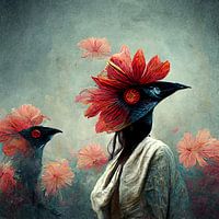 schöne surealistische Illustration