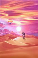 Beau coucher de soleil