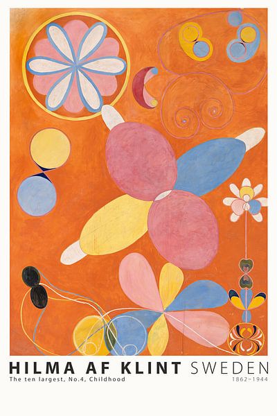 Hilma AF Klint - The ten largest, No.4, Childhood von Old Masters
