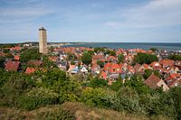 Uitzicht op West-Terschelling en de Brandaris