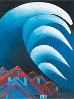 La vague a inondé les terres pour activer la ligne de flottaison.