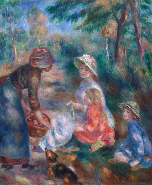 Le vendeur de pommes, Pierre-Auguste Renoir par Des maîtres magistraux