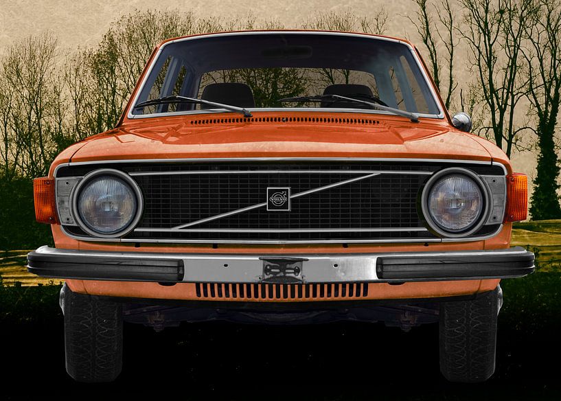 Volvo 144 in antique orange by aRi F. Huber