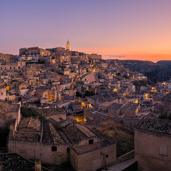 Lever de soleil sur Matera, Italie par Henk Meijer Photography