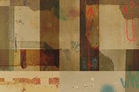 old wall Tivoli Utrecht abstract collage