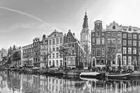Zuiderkerk Amsterdam Pays-Bas Noir et blanc