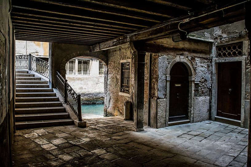 Versteckte Ecke in Venedig von Ton de Koning
