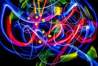 Abstraktes lockiges Universum