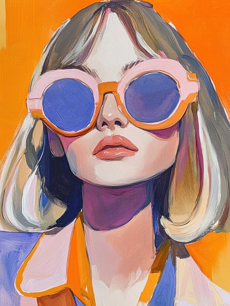 Gouache woman II by Kunstkabinet