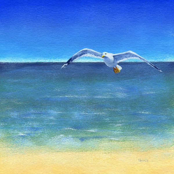 Déployez vos ailes et volez avec des peintures acryliques par Karen Kaspar