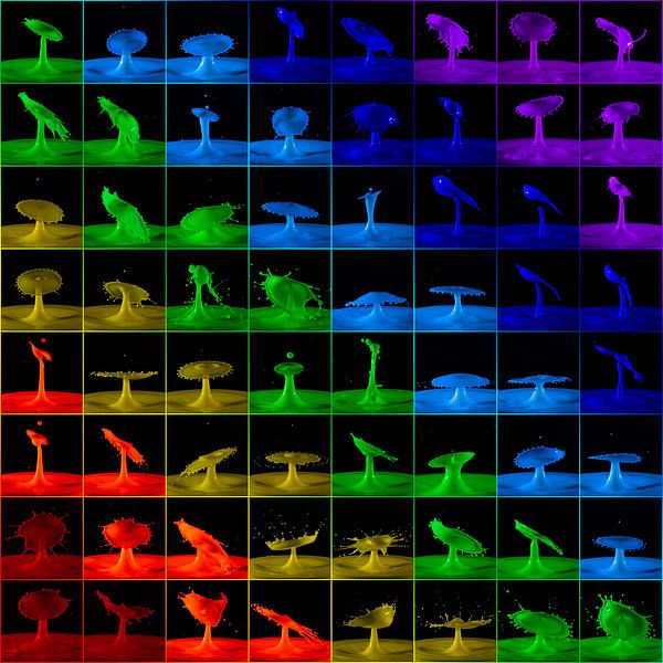 Regenbogen-Collage von Chris de Gier