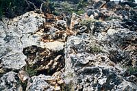 Felswand auf Kefalonia, Griechenland