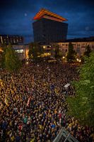 Huldiging Roda JC op de Markt in Kerkrade na winnen finale Play-Offs