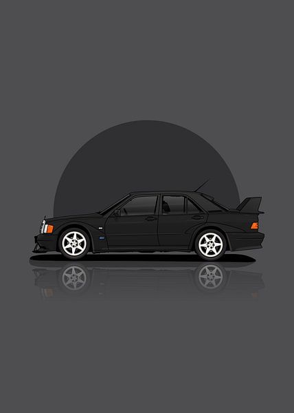 Art MERCEDES 190 EVO 2 by D.Crativeart