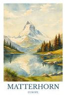 Impression d'art Majestic Matterhorn