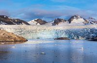 Hornbreen glacier front Spitsbergen