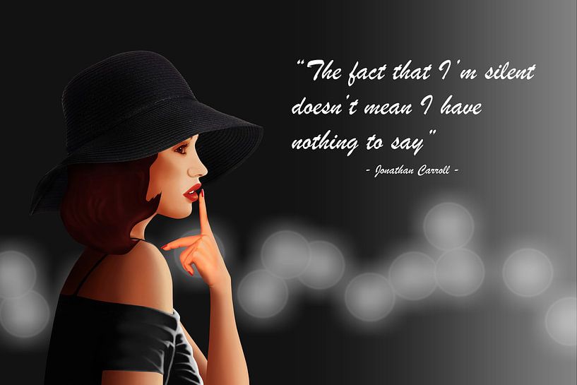 La femme silencieuse par Monika Jüngling