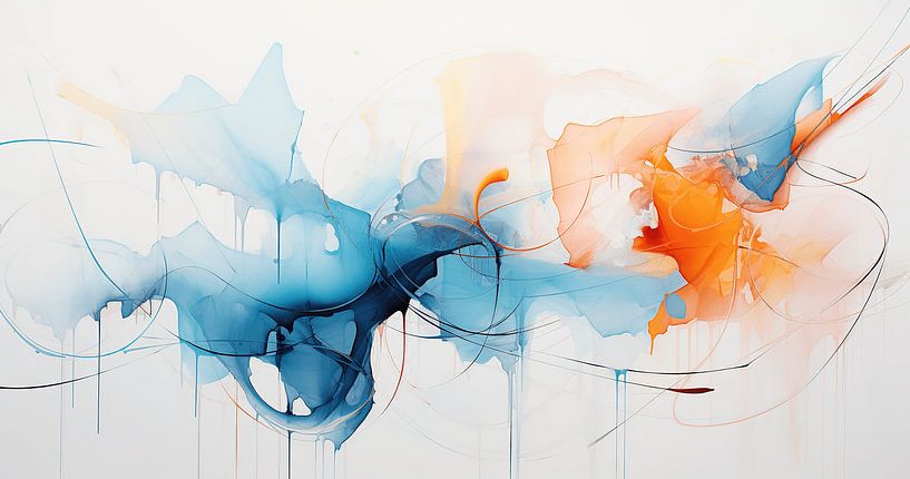 Harmonie de Tourbillons d'Encre par Art Lovers