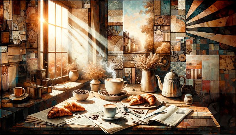 Morning light in coffee paradise by artefacti