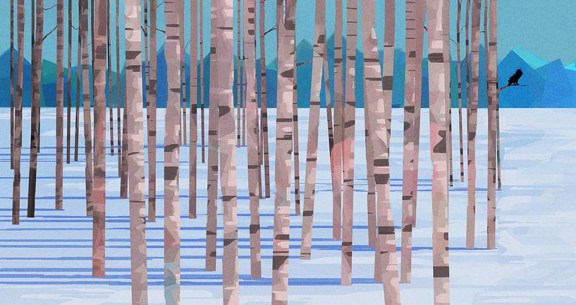 Forêt de bouleaux par Thomas Dijkstra