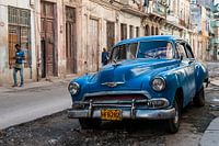 Blauwe klassieker in Centro Havana