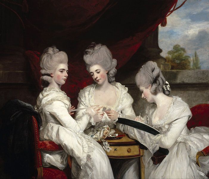 Die Ladies Waldegrave , Joshua Reynolds von Meisterhafte Meister