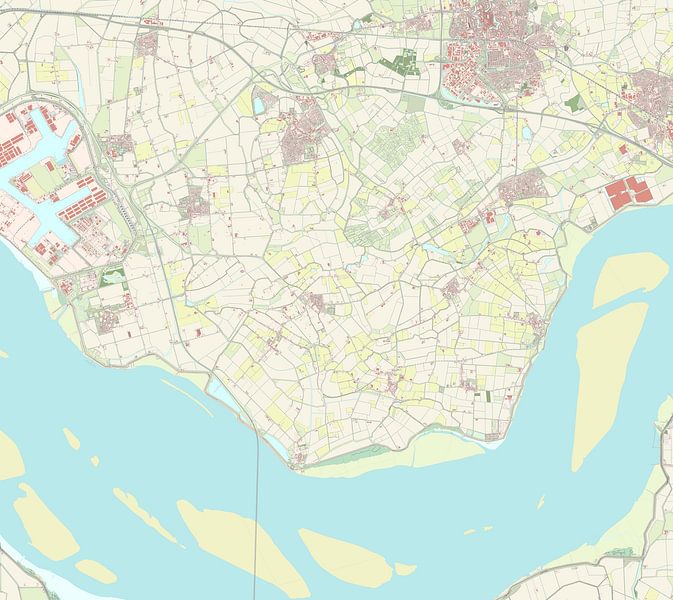 Carte de Borsele par Rebel Ontwerp