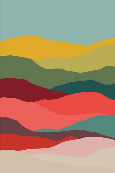 Erdschichten von Harry Hadders Design