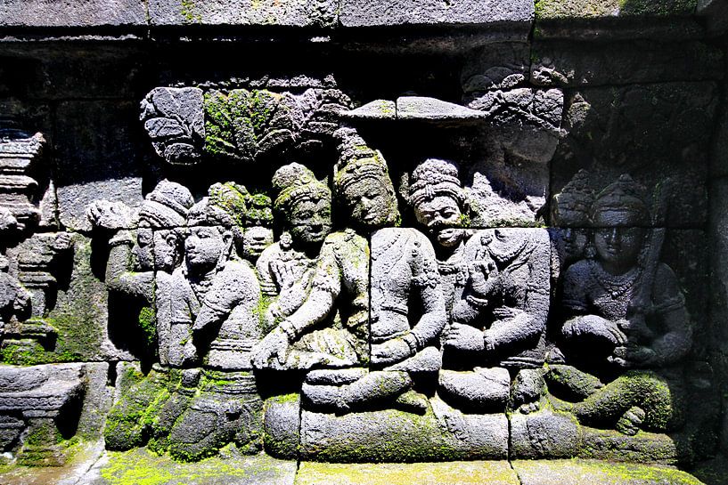 borobudur détail 6 par Henk Langerak