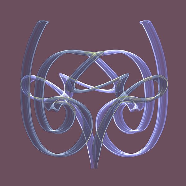 Kalligraphie 7 von Tatiana  De La Fuente