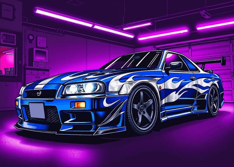Nissan Skyline GT-R R34 par MIROKKU