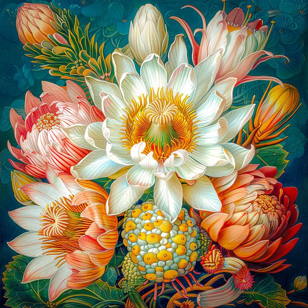 Floral Wall Art for Any Interior by Vlindertuin-Art