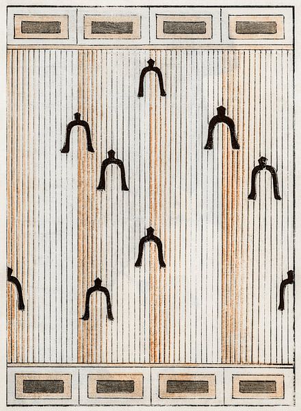 Illustration japonaise. Ukiyo-e japonais traditionnel d'époque par Dina Dankers