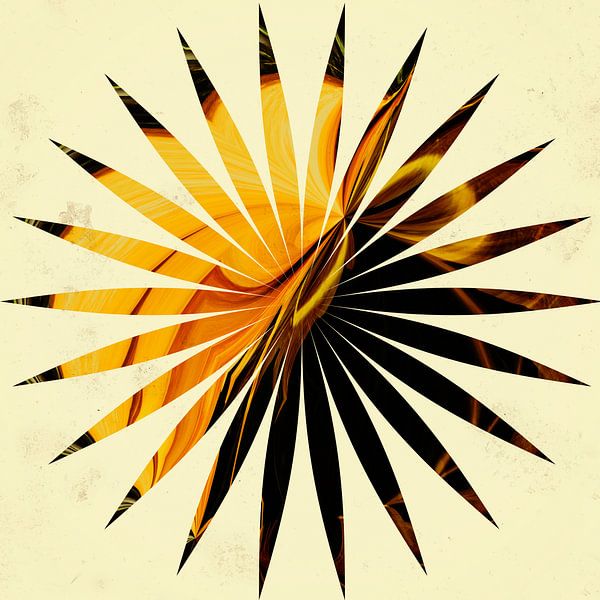 Mandala - sunflower by Christine Nöhmeier