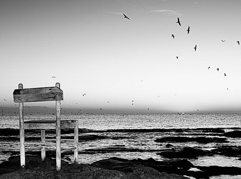 Oude visserstoel von Silvia van Zutphen