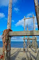 Steiger Waddenveer in de winter