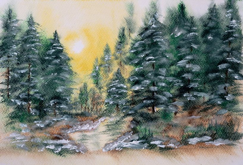 Aquarell Teil 96 von Tania Perneel