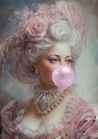 Pastel Marie Antoinette Bubble-Gum